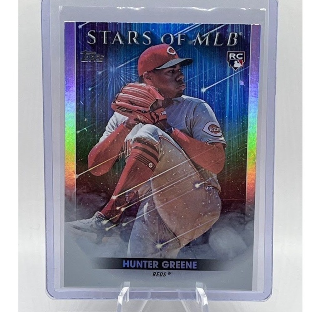 Hunter Greene Rookie Card Stars of MLB 2022 Topps SMLB-67 MLB Cincinnati Reds